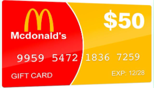 RL McDonalds $50