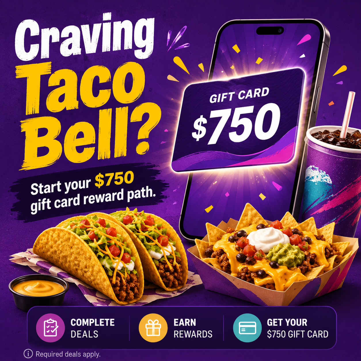 Prime Reward Spot - $750 Taco Bell